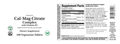 CAL-MAG CITRATE COMPLEX 100 VT