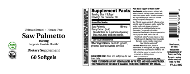 SAW PALMETTO 60 SG
