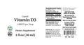 VITAMIN D3 1 FL OZ