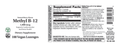 METHYL B12 100 LOZENGES
