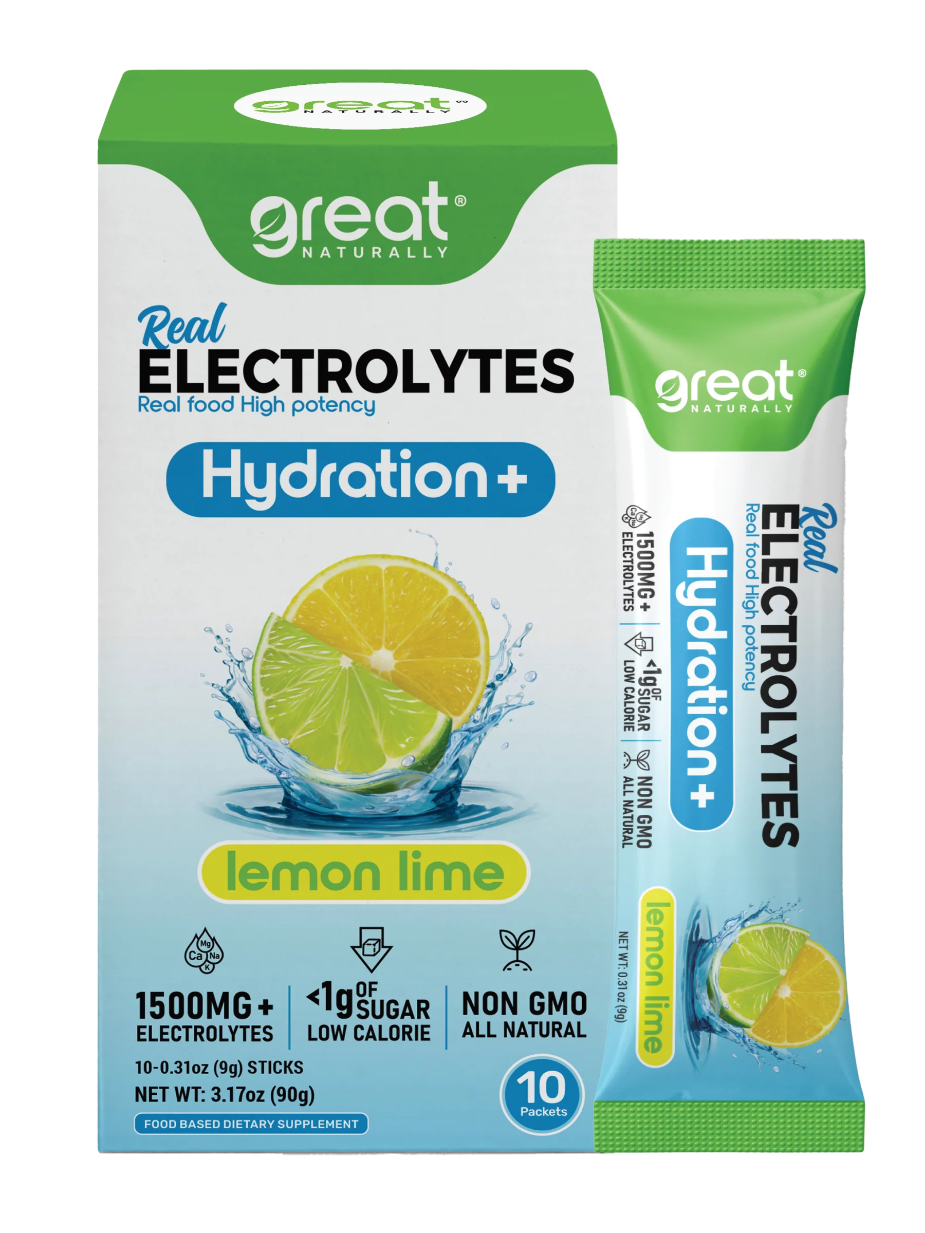 ELECTROLYTES HYDRATION LEMON LIME STICK