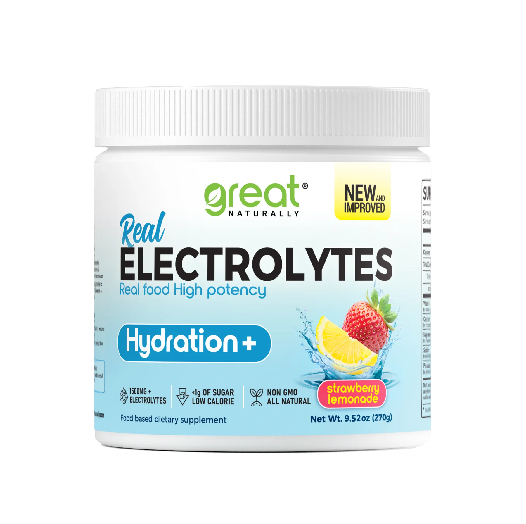 ELECTROLYTES HYDRATION STRAWBERRY LEMONADE 9.52 OZ