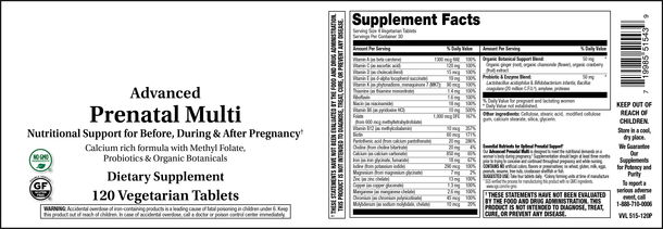PRENATAL MULTI 120 T