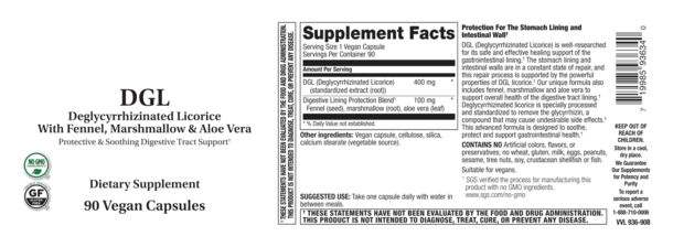 DGL LICORICE ROOT 90 C