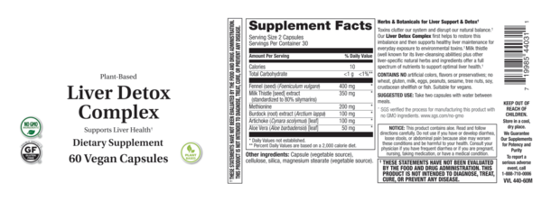 LIVER DETOX COMPLEX 60VC