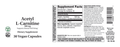 ACETYL L-CARNITINE 30VC