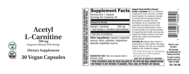 ACETYL L-CARNITINE 30VC