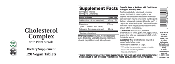 CHOLESTEROL COMPLEX 120 T