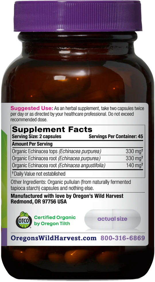 ORGANIC ECHINACEA 90C