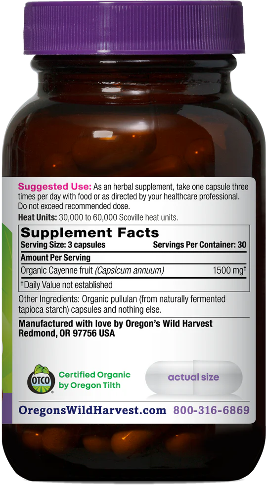 ORGANIC CAYENNE 90C