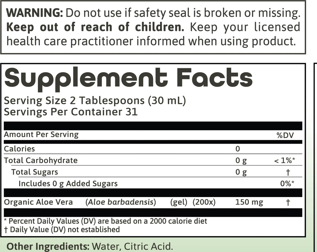 ALOE VERA JUICE 32OZ