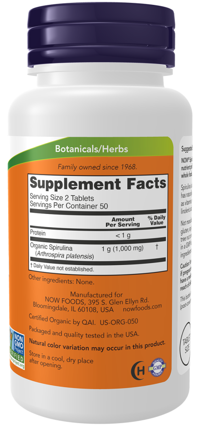 SPIRULINA ORGANIC 100T