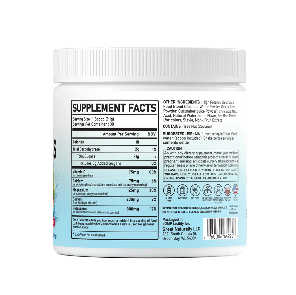 ELECTROLYTES HYDRATION WATERMELON 9.63 OZ