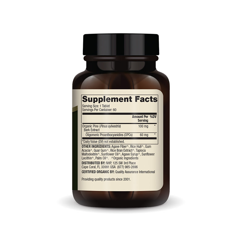 ORGANIC PINE BARK EXTRACT W/OPC 60T