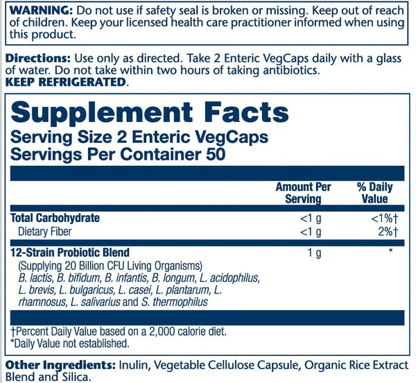 MULTIDOPHILUS PROBIOTIC 50VC