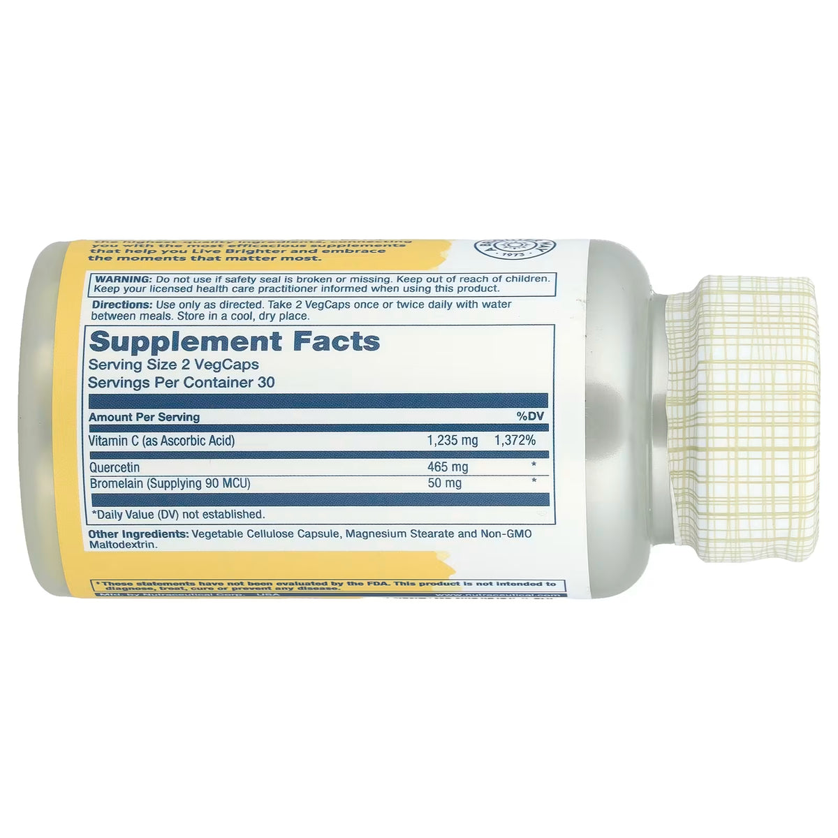 QUERCETIN BROMELAIN & VIT.C 60 C