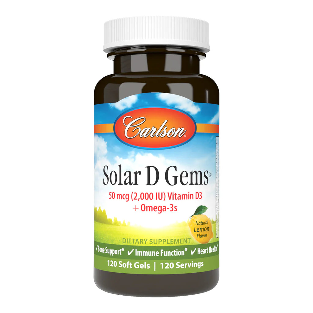 SOLAR D GEMS (2000 IU) + OMEGA-3 120SG