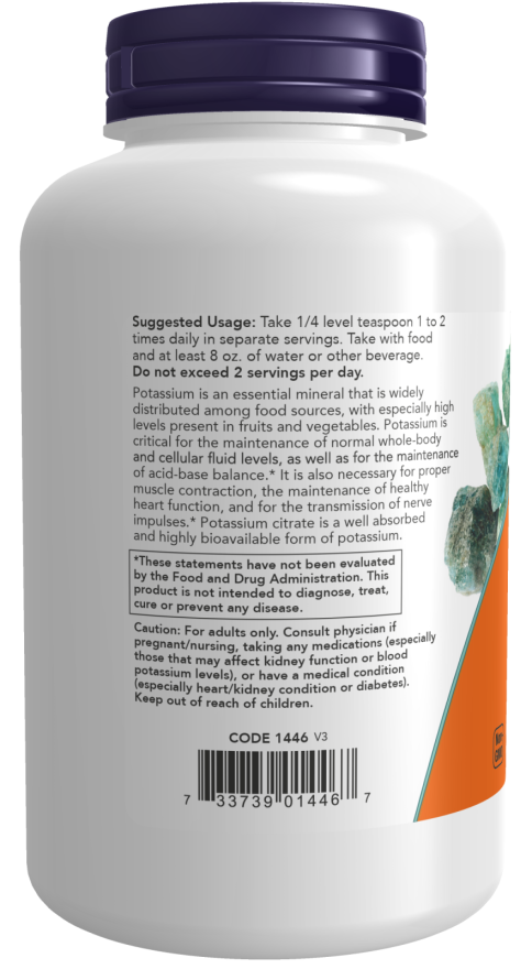 POTASSIUM CITRATE PURE POWDER 12 OZ