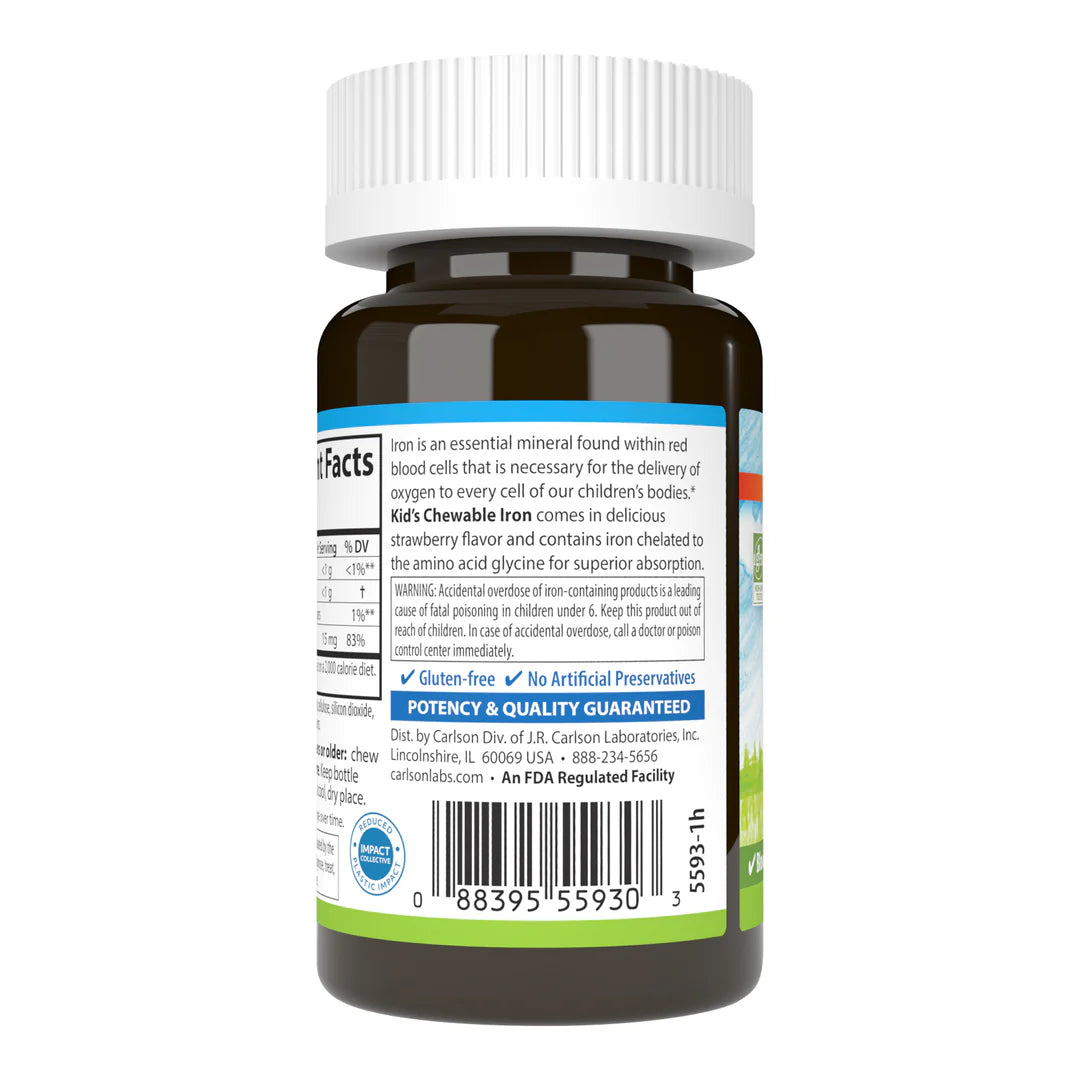 IRON STRAWBERRY CHEWABLE 30 T