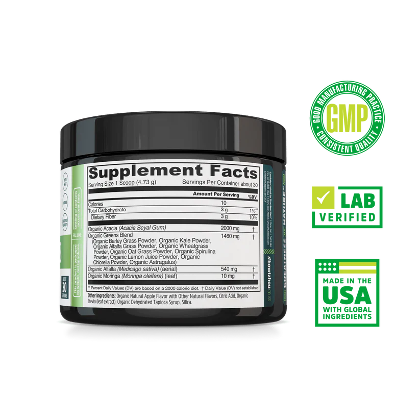 DAILY GREENS GREEN APPLE 5 OZ