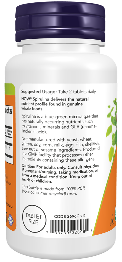 SPIRULINA ORGANIC 100T