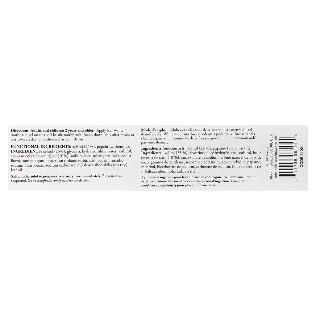 XYLI WHITE TOOTHPASTE GEL 1 OZ
