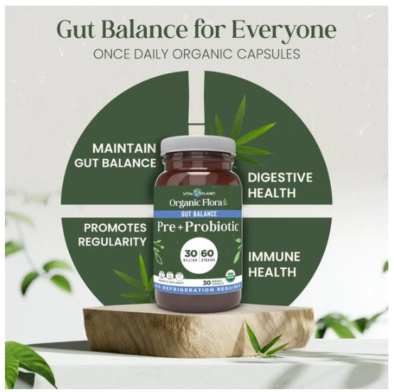 FLORA GUT BALANCE PRE+PROBIOTIC 30 C