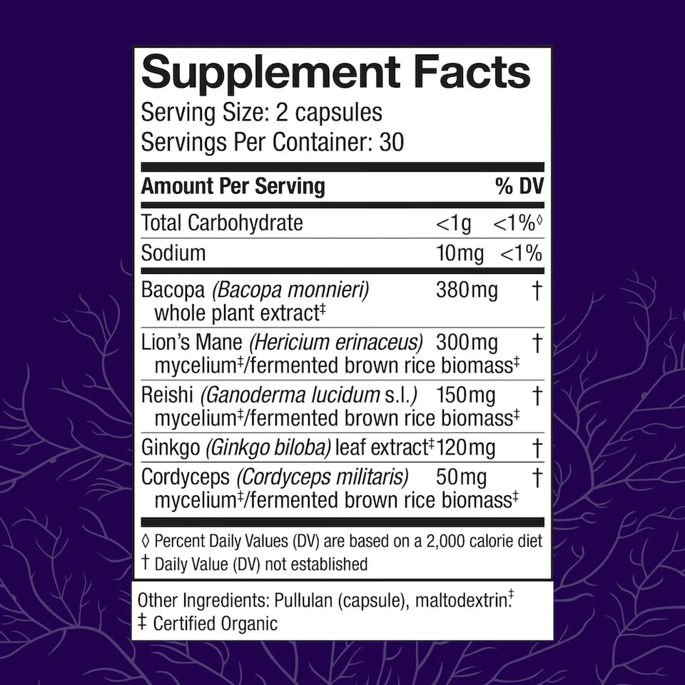 BRAIN MYCOBOTANICALS 60C