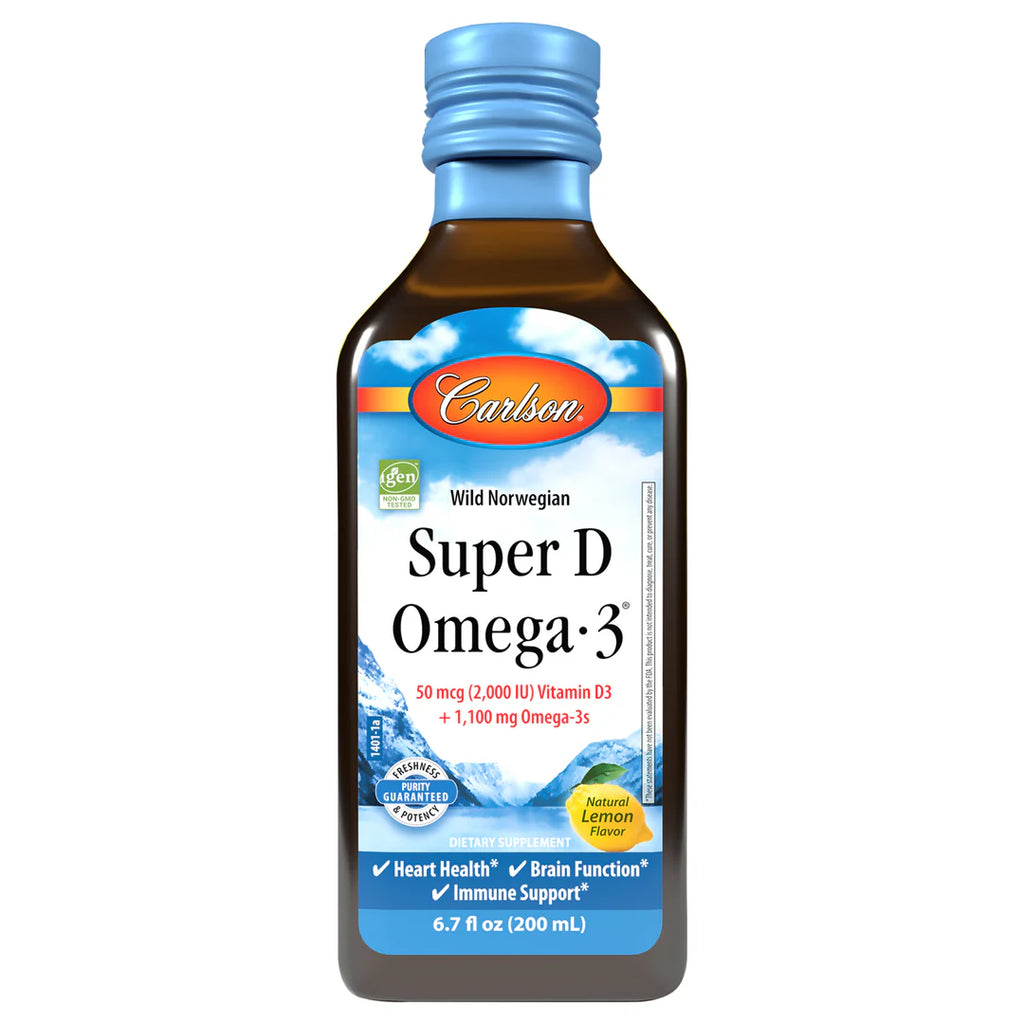 SUPER D OMEGA-3 LEMON 6.7 OZ