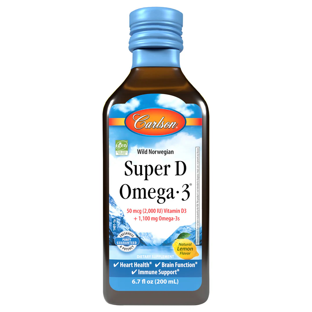 SUPER D OMEGA-3 LEMON 6.7 OZ