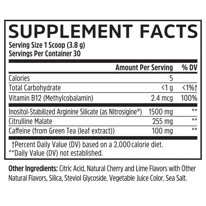 LITE UP EXTRA BOOSTED PRE WORKOUT 30