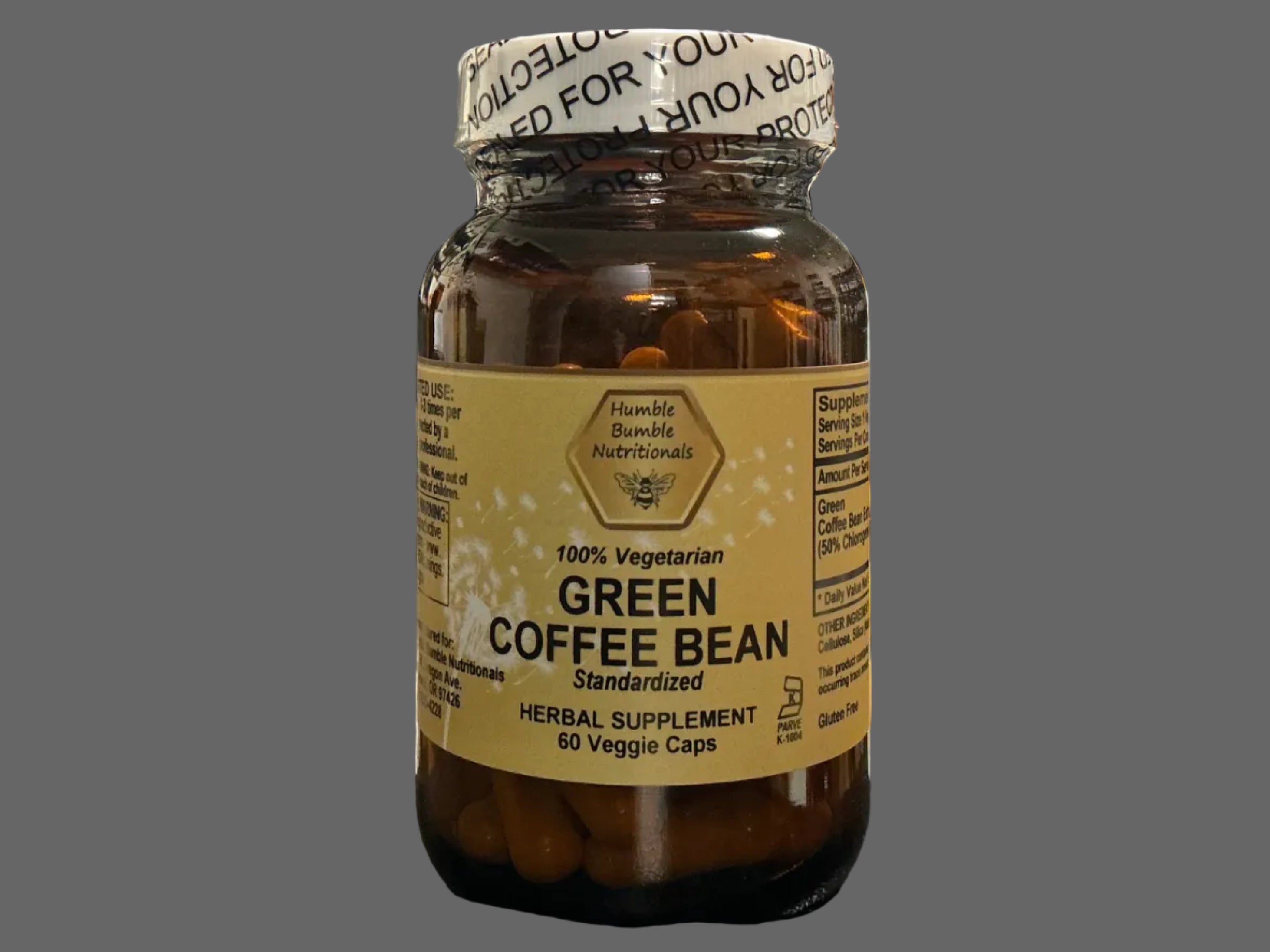 GREEN COFFEE BEAN 60 VEG