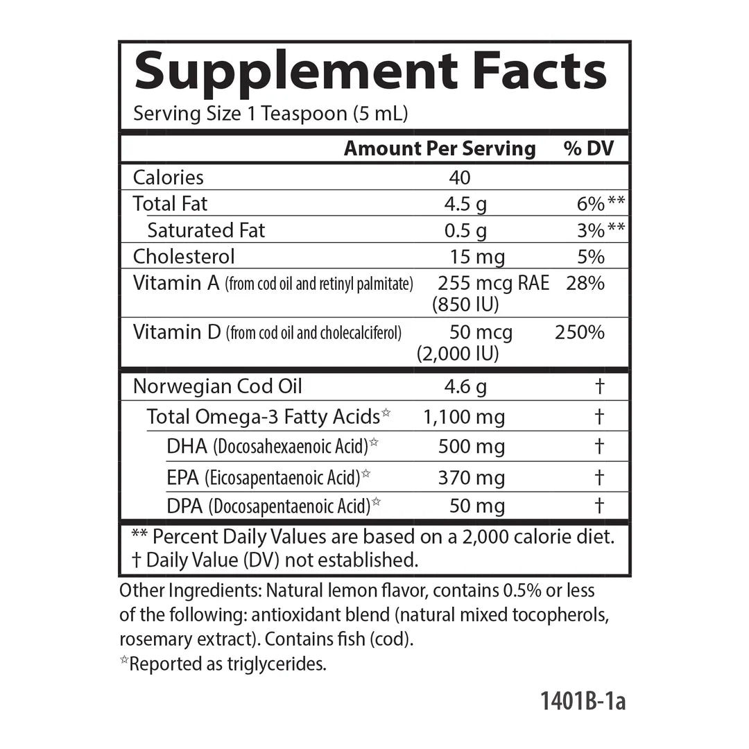 SUPER D OMEGA-3 LEMON 6.7 OZ
