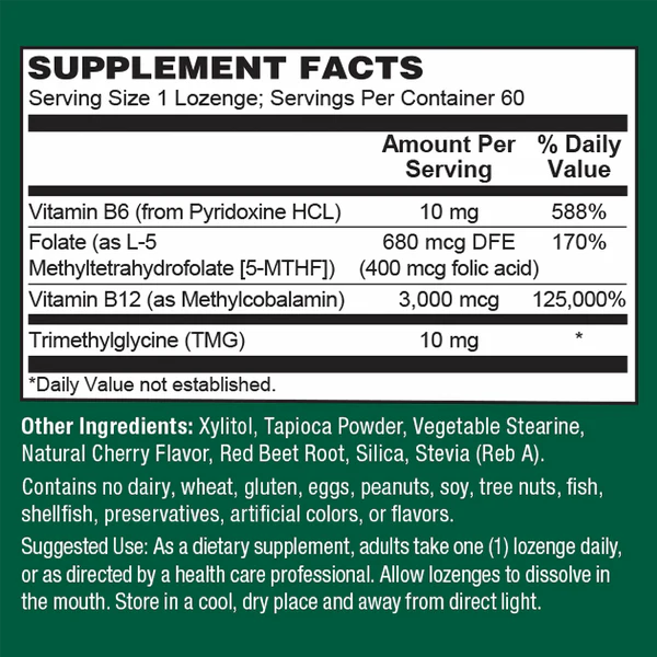 METHYL B-12 + FOLATE 60L