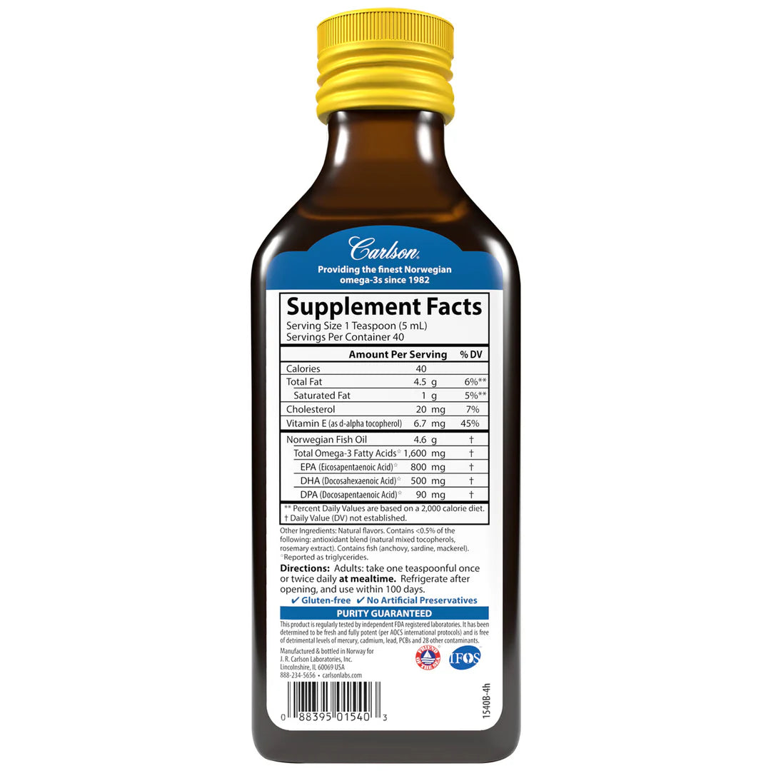 THE VERY FINEST FISH OIL LEMON 6.7 OZ