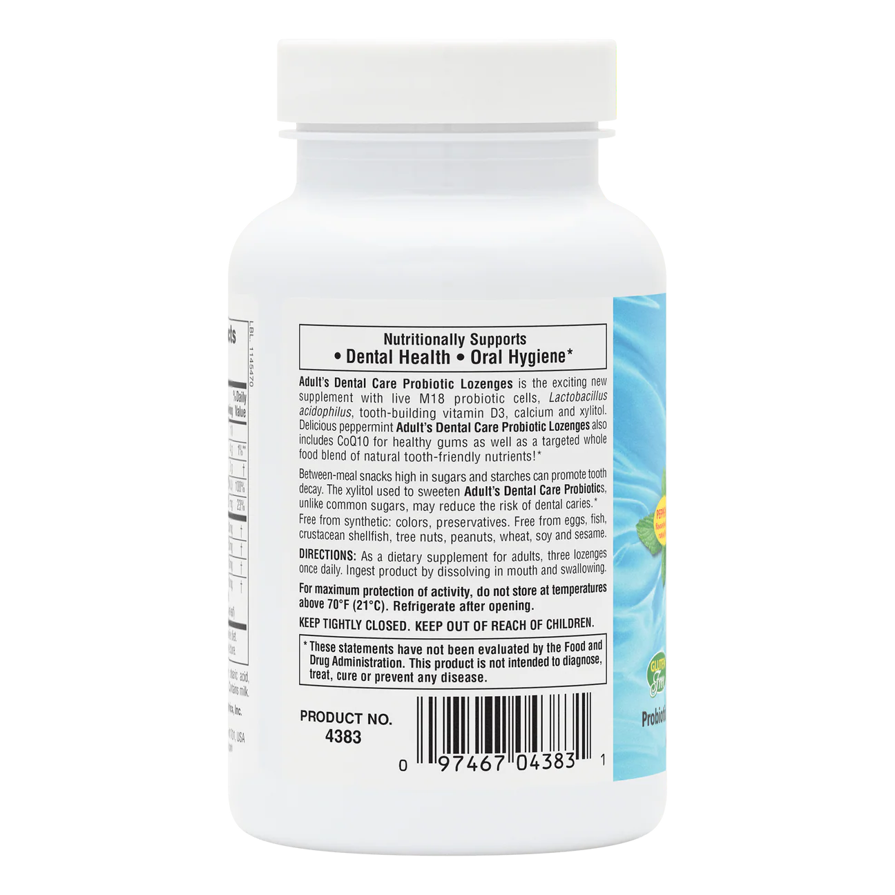 ADULT’S DENTAL CARE PROBIOTIC LOZENGES 60 T