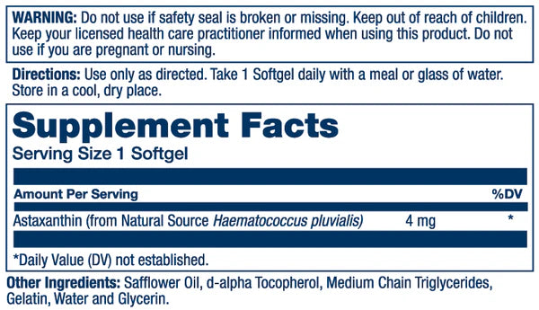 ASTAXANTHIN 60SG