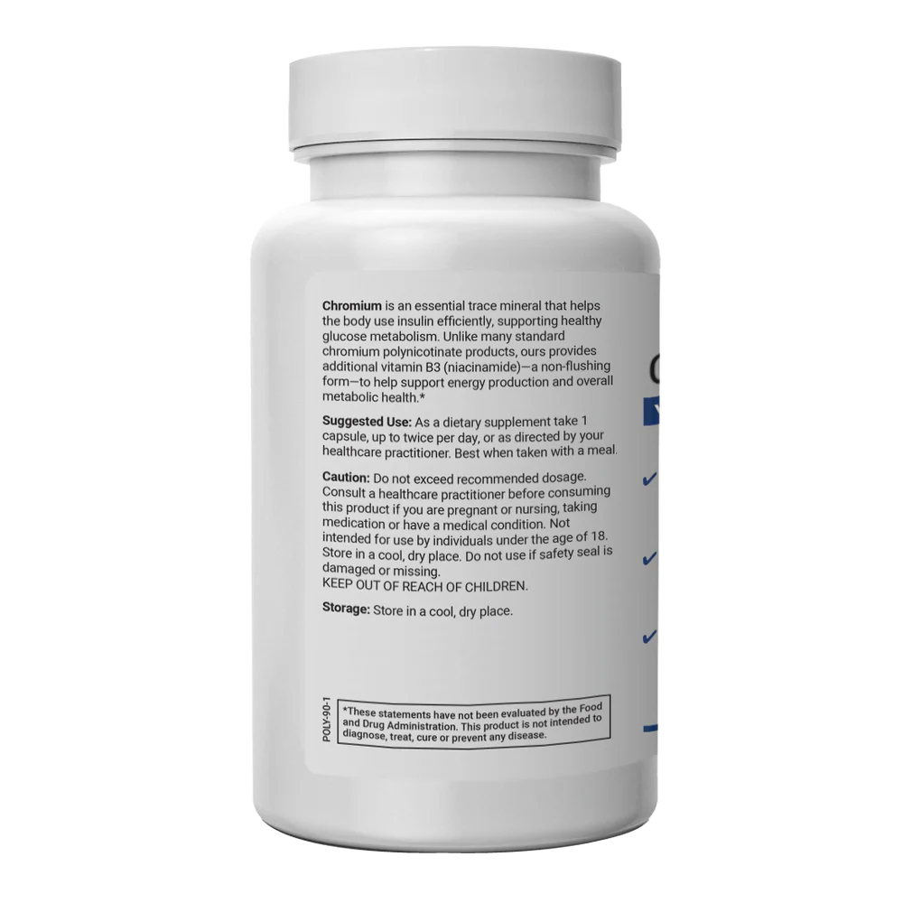 CHROMIUM POLYNICOTINATE + B 100VC