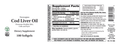 COD LIVER OIL 100 SG