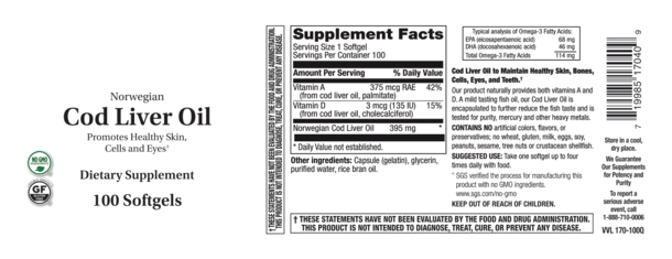 COD LIVER OIL 100 SG