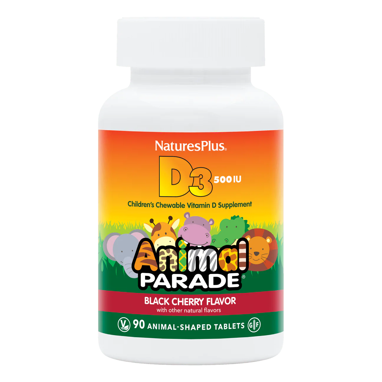 D3 500 IU 90 T ANIMAL PARADE