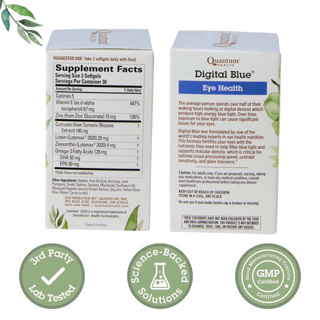 DIGITAL BLUE EYE HEALTH 60 SOFTGELS