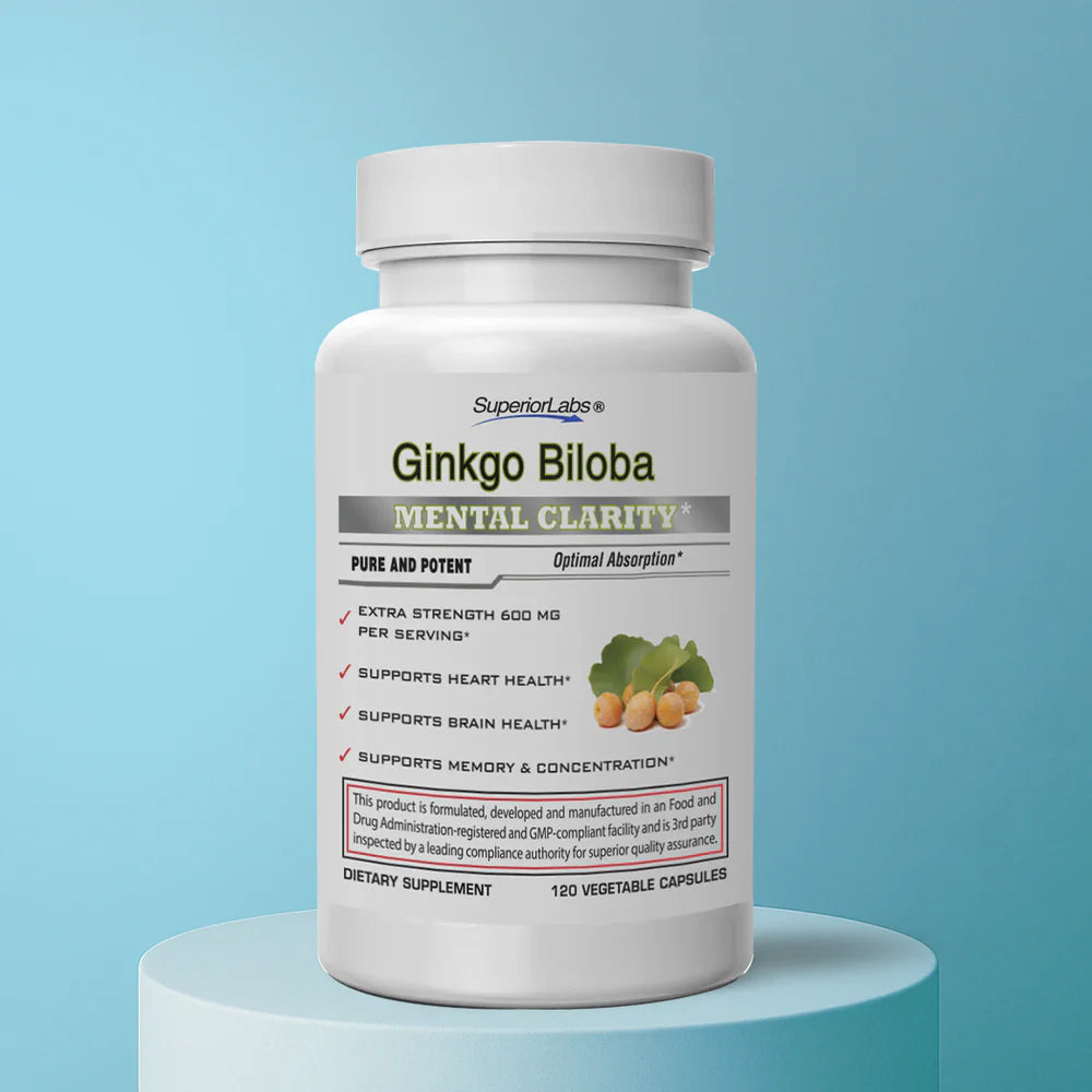 ORGANIC GINKGO BILOBA 120VC