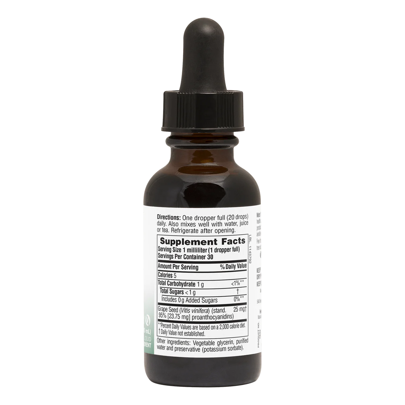 GRAPE SEED 25 MG 1 FL. OZ