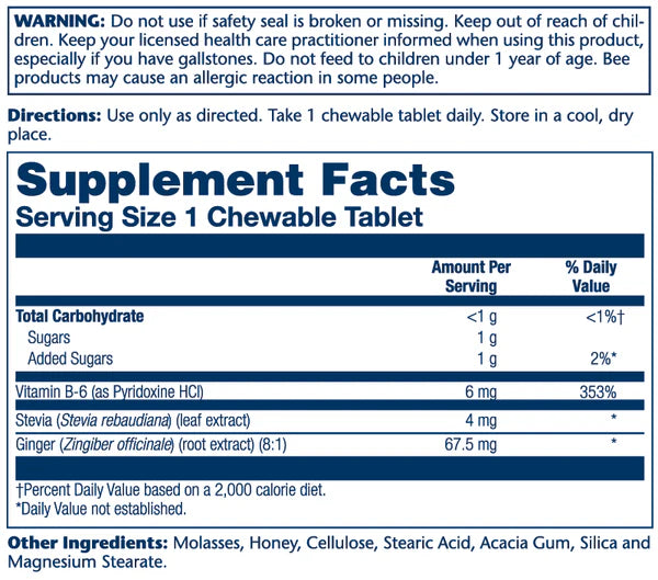 GINGER TRIPS 60 CHEWABLES