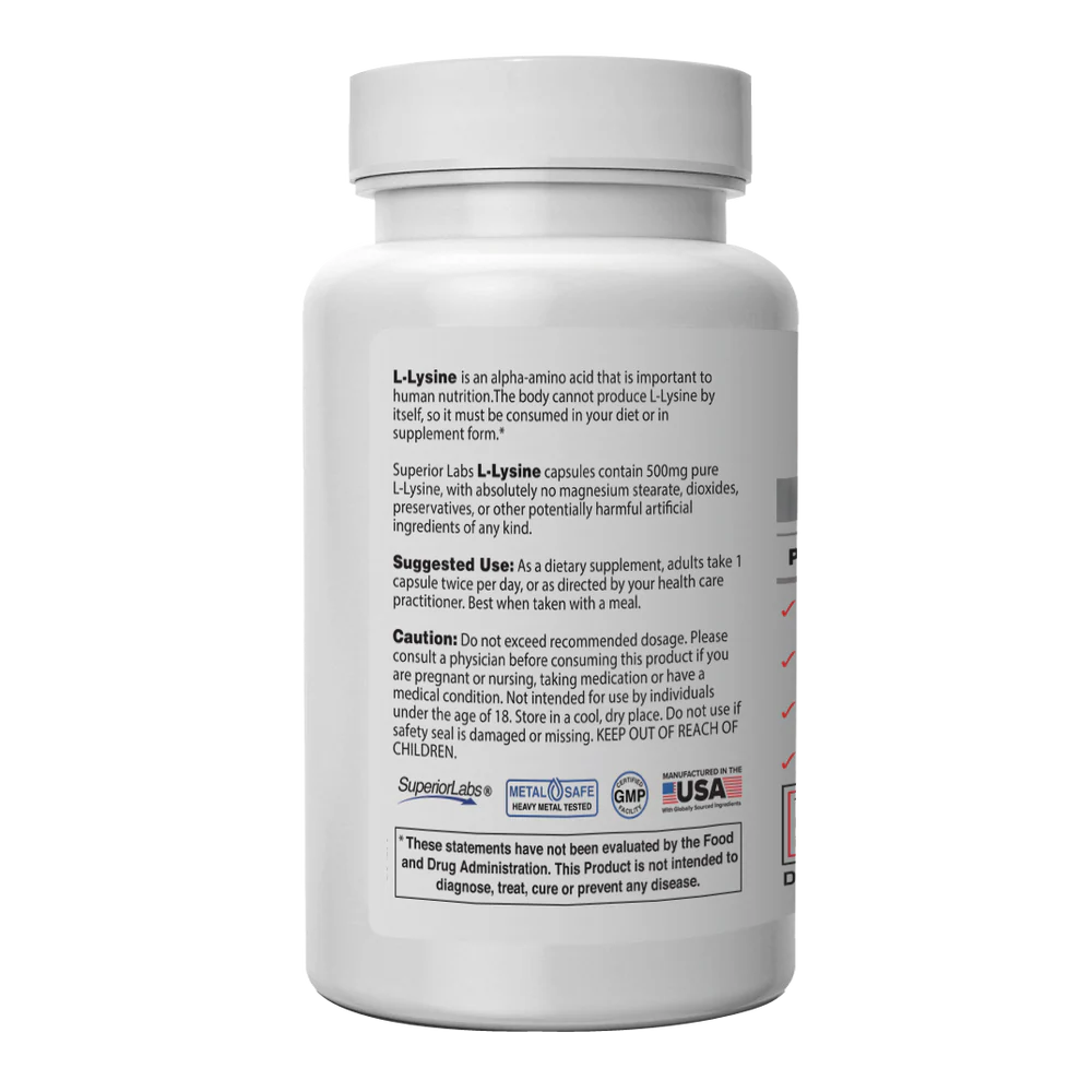 L-LYSINE 500MG 120VC