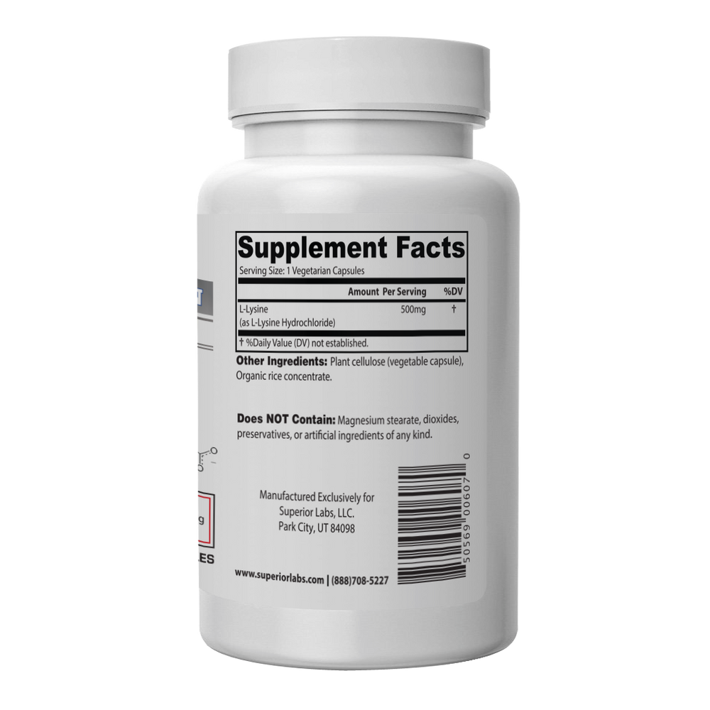 L-LYSINE 500MG 120VC
