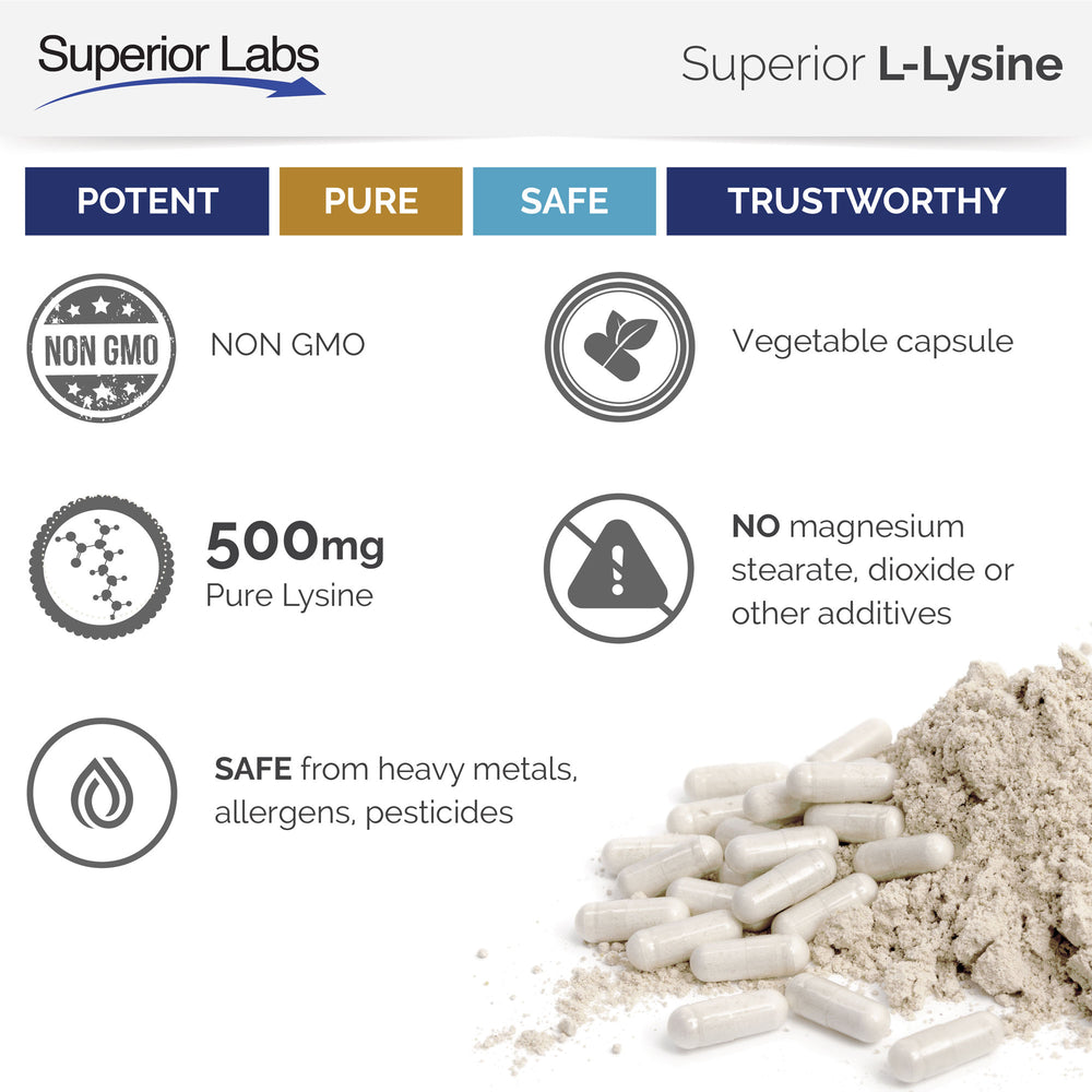 L-LYSINE 500MG 120VC