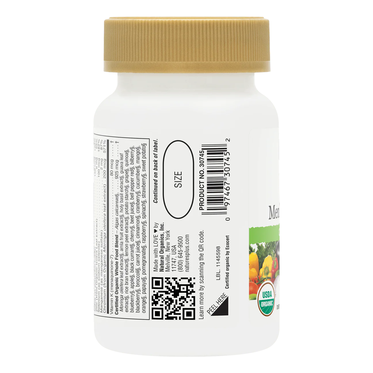 MEN’S ONCE DAILY MULTI ORGANIC 30 T