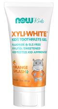 XYLITOL-WHITE KIDS TOOTHPASTE ORANGE SPLASH GEL 3OZ